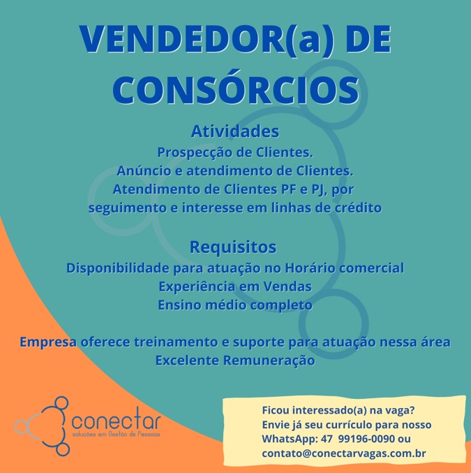 Conectar Vagas - Valores